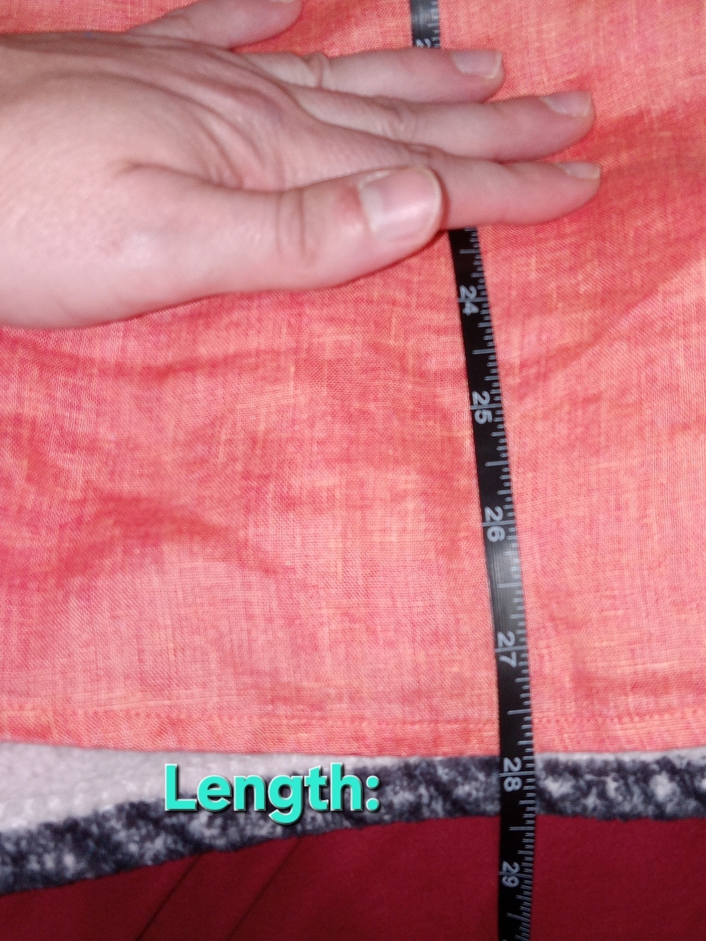 J Jill Love Linen Top XL Coral Pink Orange Button Front Lagenlook Coastal Resort - Picture 10 of 10
